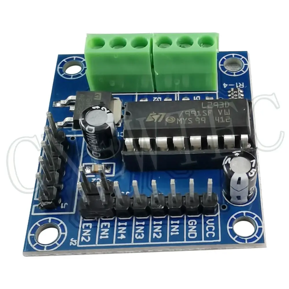 L293D Двигатель управляет платой расширения MINI L293D Пластины модуля драйвера двигателя