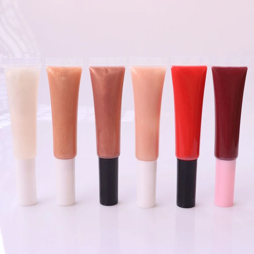 

Private Label 24-color Lipgloss Custom Logo Hose Tube Water-glossy Pearlescent Waterproof Pigment Lipstick Makeup Wholesale