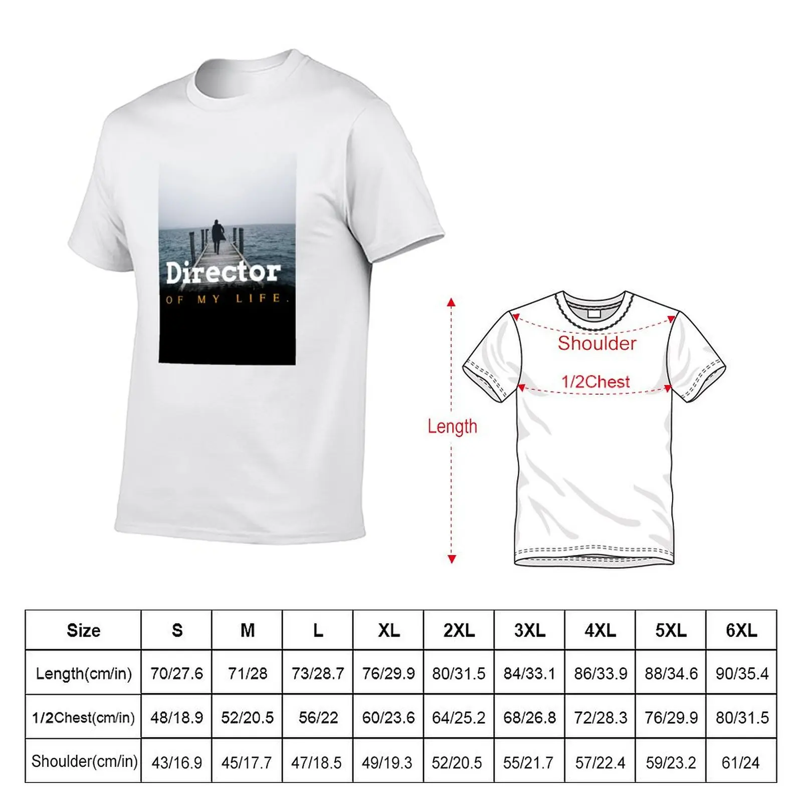 Director Of My Life - Sigma Male T-Shirt t shirts for man pack cotton man graphic t shirt T-Shirt