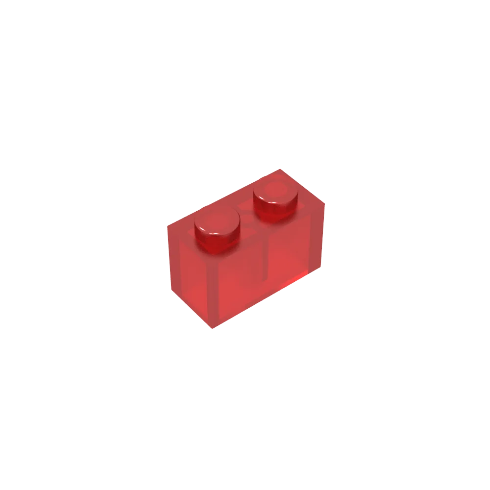 Kinder-DIY-Bauteile |   Gobricks GDS-532 1x2 Baustein ohne Unterseite mit Rohr, vollständig kompatibel mit Lego 3004 3065 35743