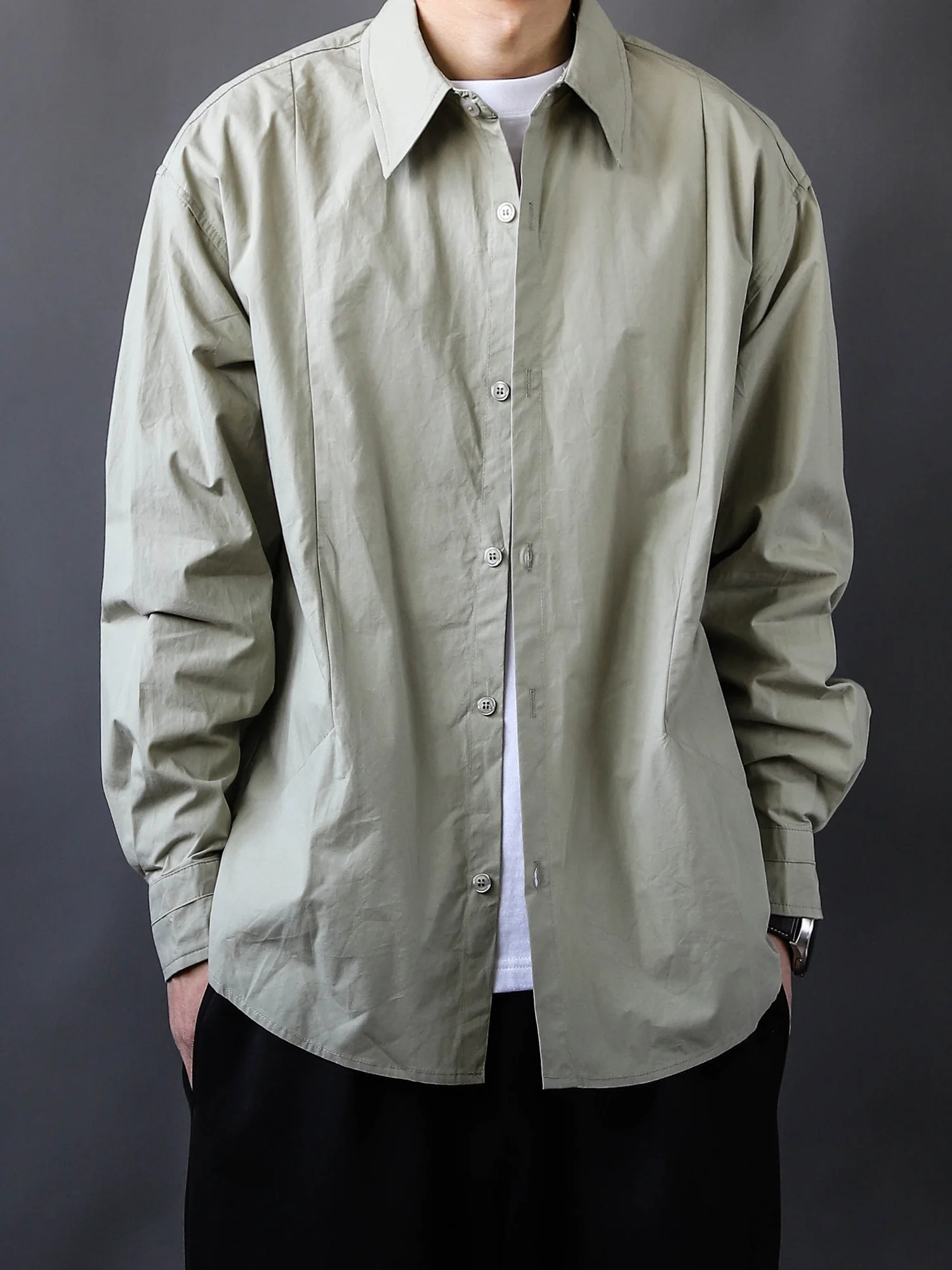 

Мужская повседневная рубашка американского стиля с длинным рукавом, новая модная коллекция весна-осень, большие размеры, верхняя одежда для весенне-осеннего сезона