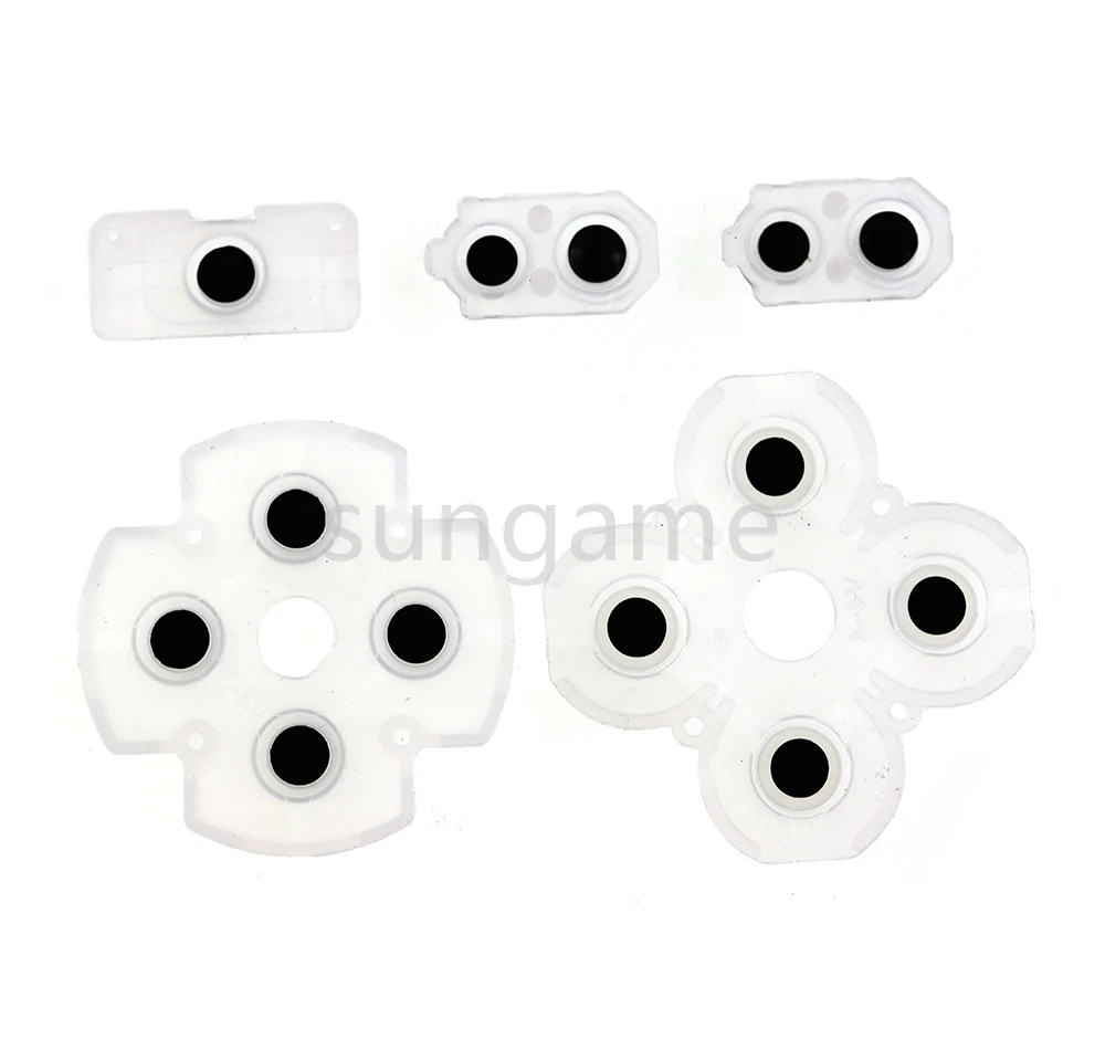 1set Rubber Conductive Adhesive Button Pad Keypads for Sony PlayStation  4 PS4 JDS-050 5.0 Controller Gamepad