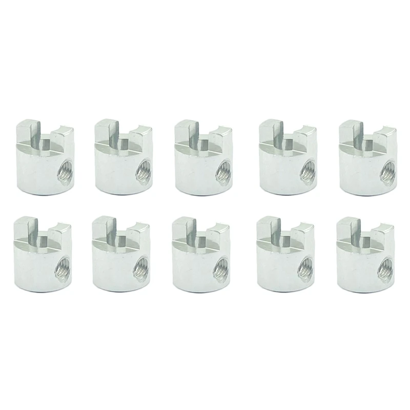 ABJL-10Pcs 4Mm Model Boat Metal Drive Dog Shaft Crutch Accessories Connector Paddle Fork For Rc Boat Drive Shaft