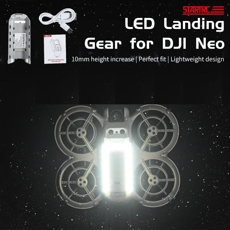 

​​STARTRC Rechargeable Anti Collision Light for DJI Avata NEO Drone Night Flight Landing Lamp Camera Protect Accessories