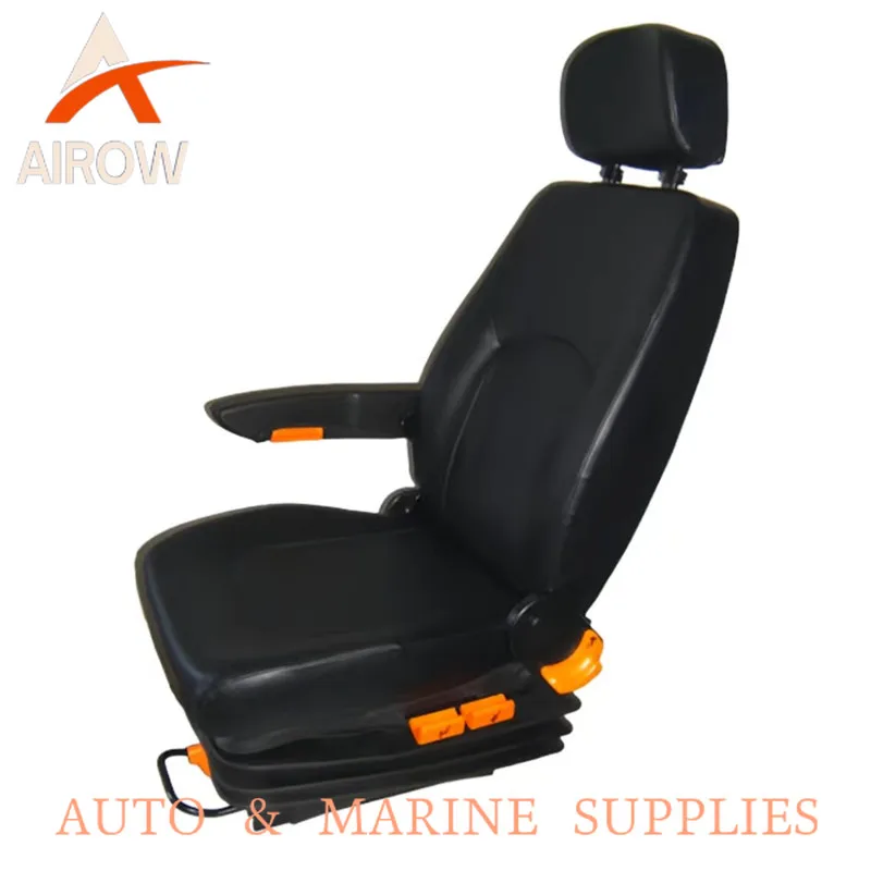Airow auto High Performance Height/back Adjustable Air Suspension Driver Seats Marine Captain Seat for Truck/rv/boat