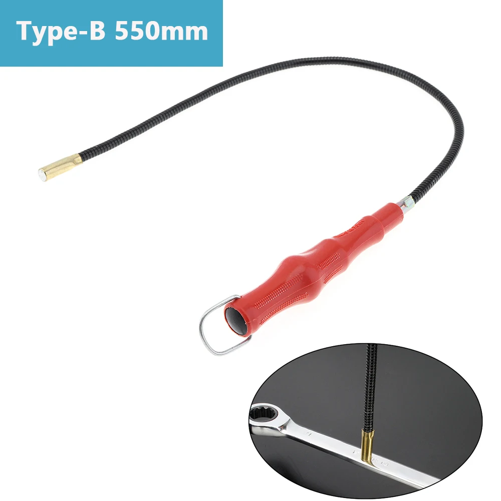 Magnetic Pick Up Tool Flexible Magnet Spring Grip Grabber Hand Tools for Picking Up Nut Bolt Adjustable Pickup Rod Stick