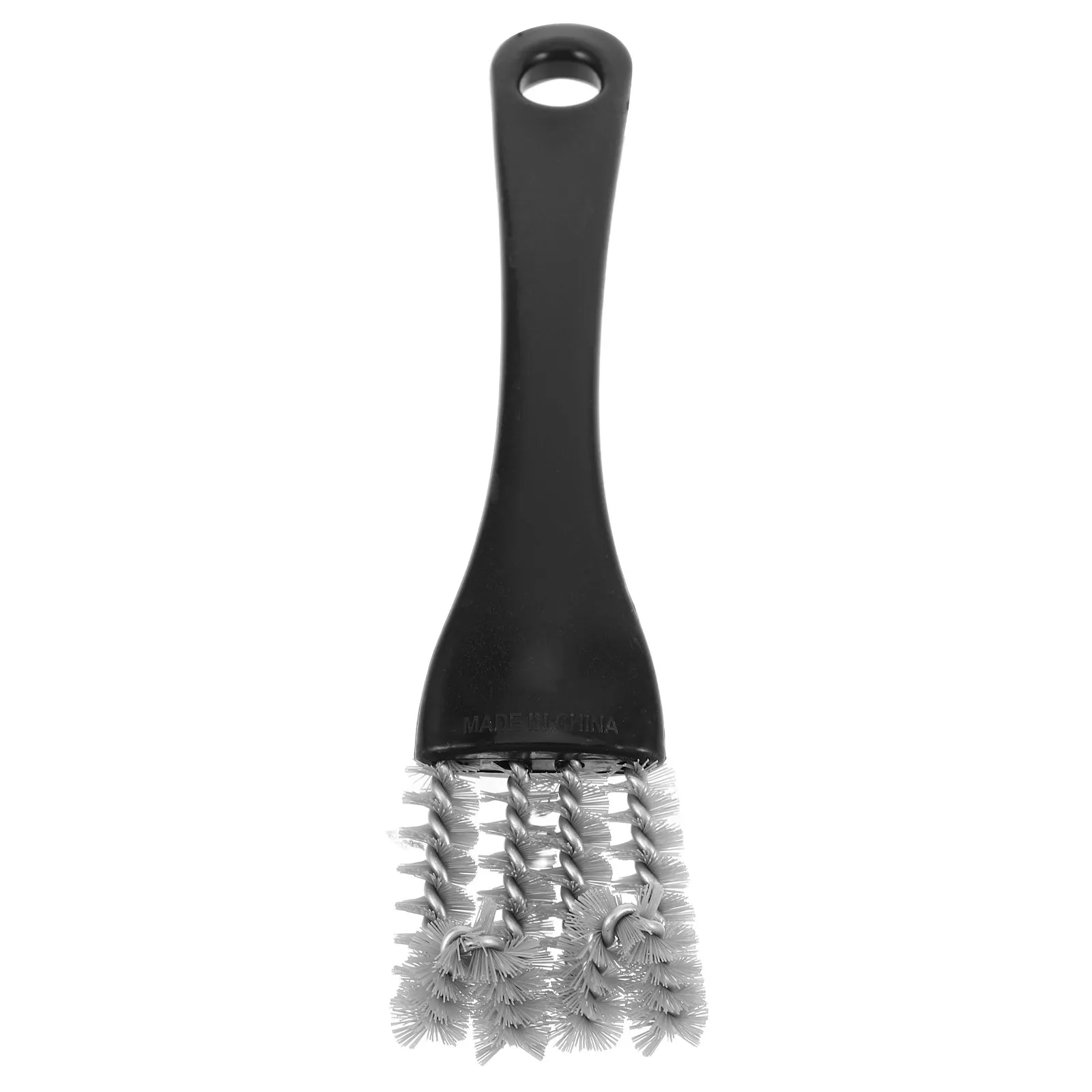 Small Compact Grill Brush for Bbq Cleaning Kitchen Stove Sink Gaps Fireplace Grates Outdoor Camp Multifunctional Reusable Wire