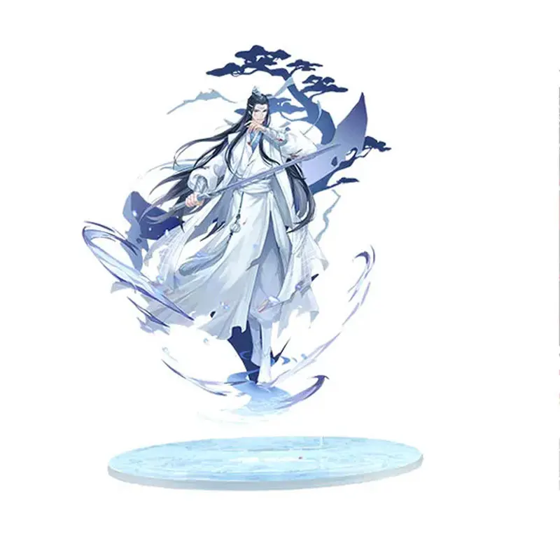 Genuine Chen Qing Ling Mo Dao Zu Shi Standing Piate Wei Wuxian Lan Wangji Battle Damage Standing Card Anime Mobile Phone Holder