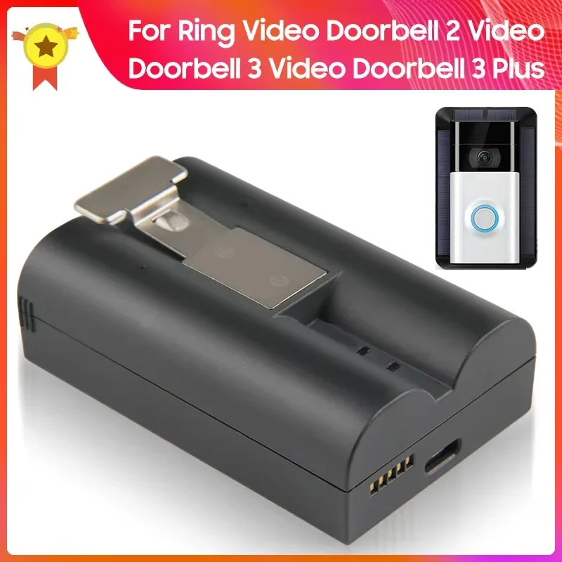 Batteries For Ring Video Doorbell 2 Video Doorbell 3 Video Doorbell 3 Plus J743 V4 Replacement Battery 6040mAh
