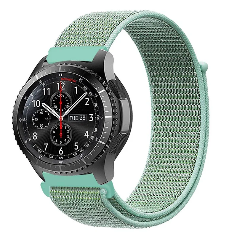 22/20MM Nylon Band For Amazfit GTS/2/2e/GTS2 Mini/GTR 3 Pro 42mm/47mm/GTR2/2e/stratos 2/3 Sport Loop Bracelet Amazfit bip strap