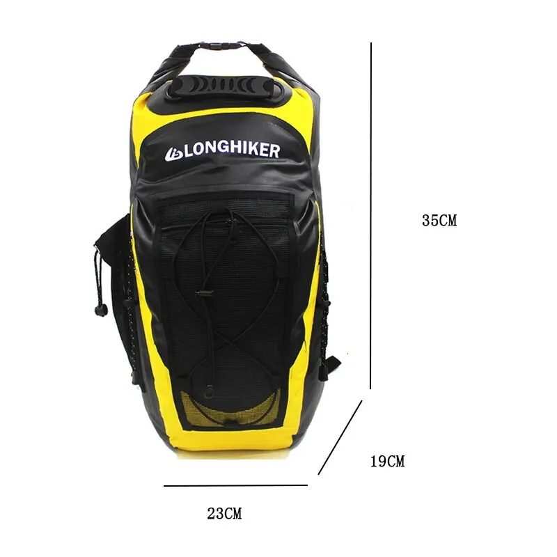 LONGHIKER 30L Waterproof Backpack Dry Bag for Swimming Floating Sailing Floating Boating Rafting Dry Wet Separation