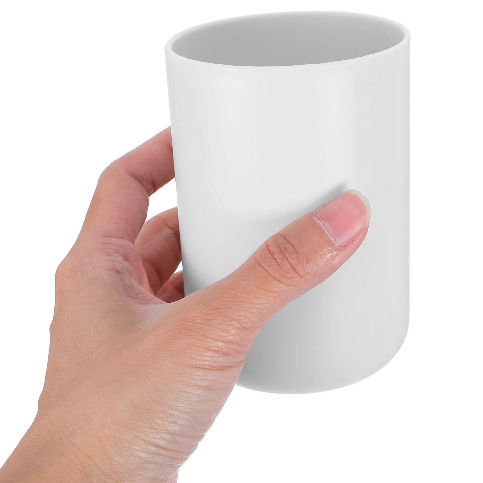 

3pcs Toothbrush Mouthwash Bathroom Rinsing Pure White Elegant Gray Coffee Travel Tumbler Mouth Wash Cups Reusable