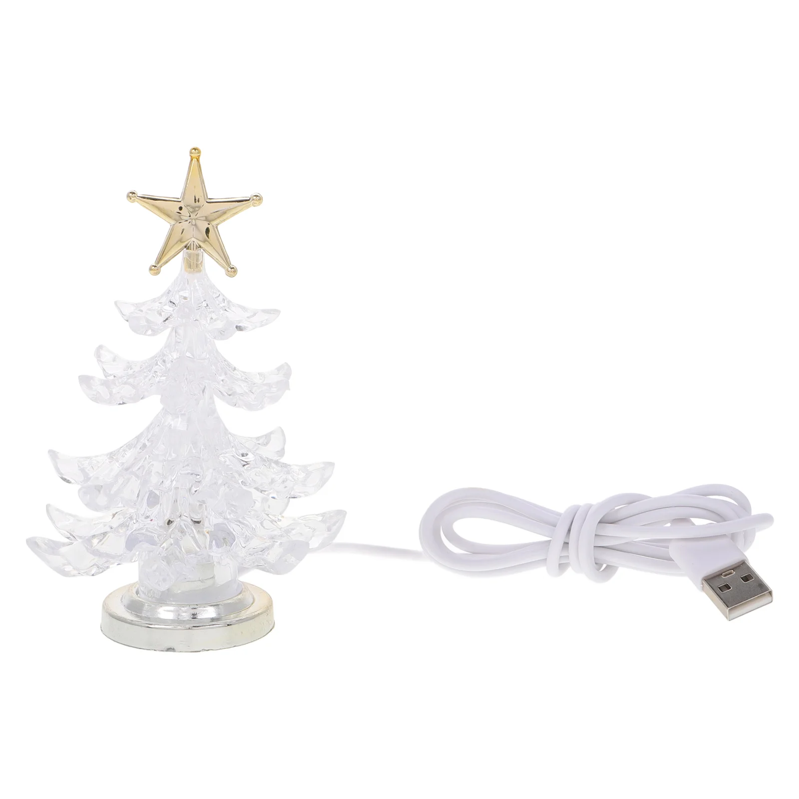 

Decorate Christmas Lights Outdoor White Table Top USB Decorations Lamp Childrens Night