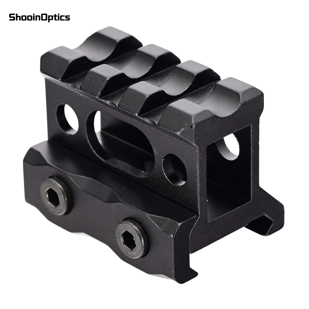 Riser Mount For 20mm Picatinny Rail Aluminum Base For Scope And Red Dot Sight