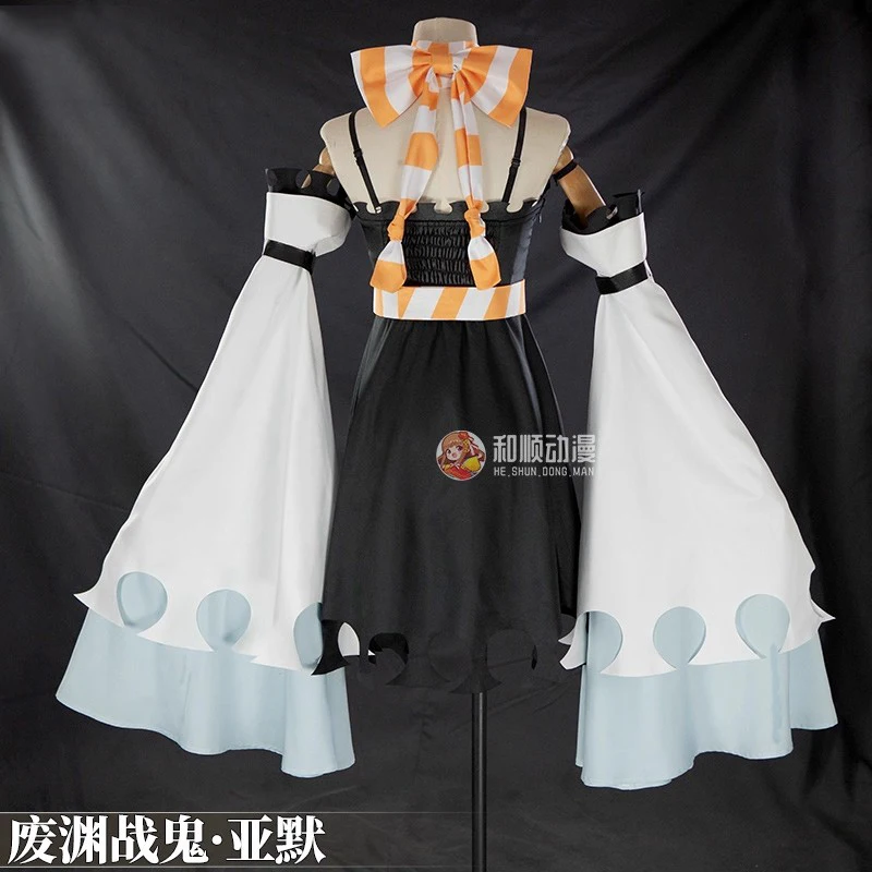 أنيمي Gachiakuta Amo Empool فستان مُصمم حسب الطلب موحدة لصاقات وشم المنظفات كرنفال حفلة الهالوين للنساء الفتيات الدعامة