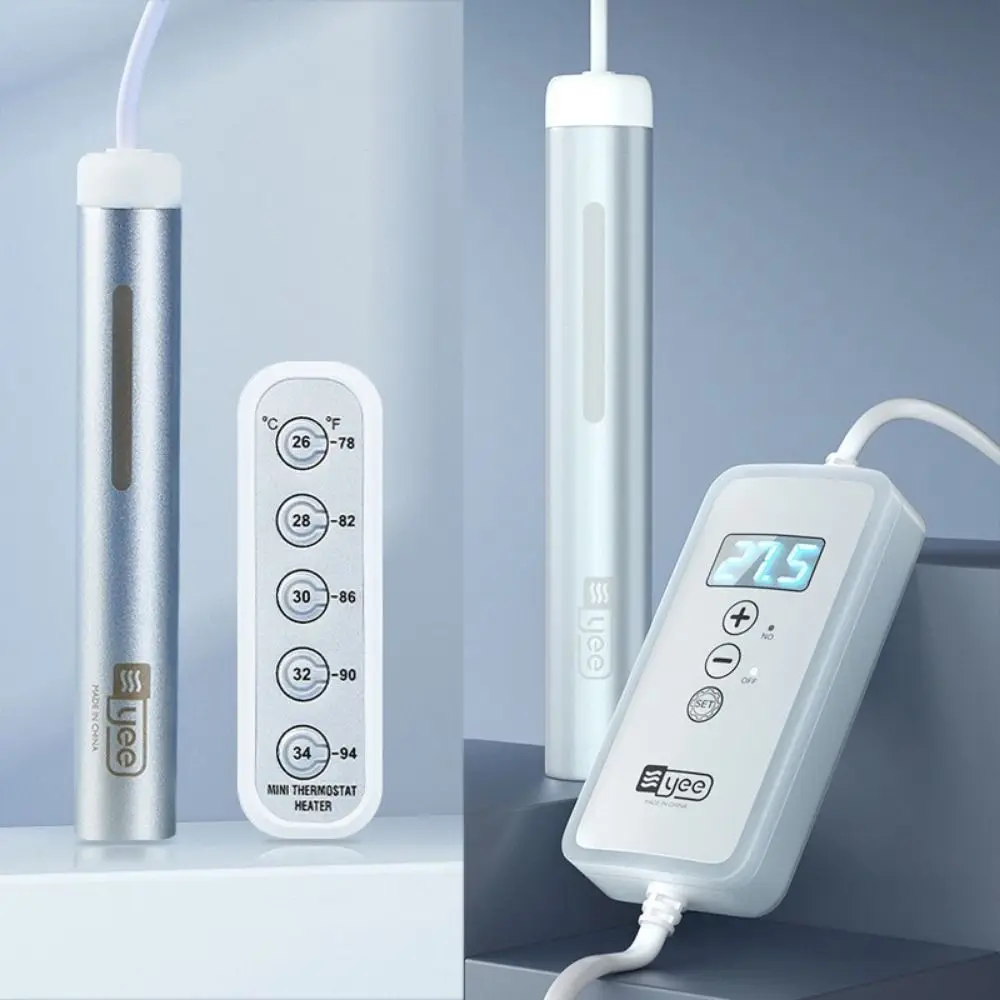 

25/50/75W Aquarium Submersible Heater Digital Display Temperature Control Turtle Heating Rod Mini Adjustable Water Heating Rod