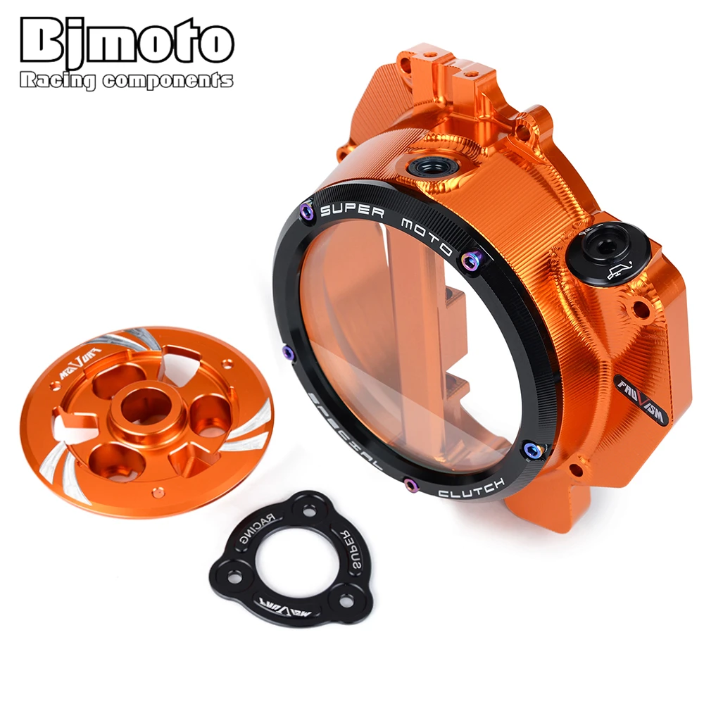 

CNC Engine Clear Clutch Cover Protector Guard For K-TM DUKE 790 890 2018-2024 790 890 ADV R Adventure 2019-2025