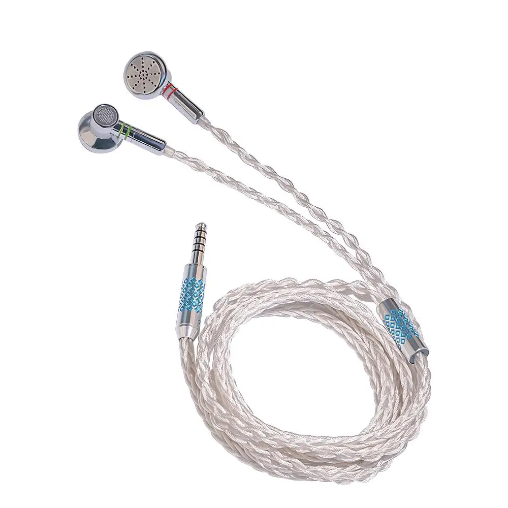 Earphone QIGOM S600Plus, Kabel MMCX Dapat Dilepas, Bidang Super Keras, 600Ω 101dB, Distorsi 1%, Headset HIFI, untuk Pop, Rock