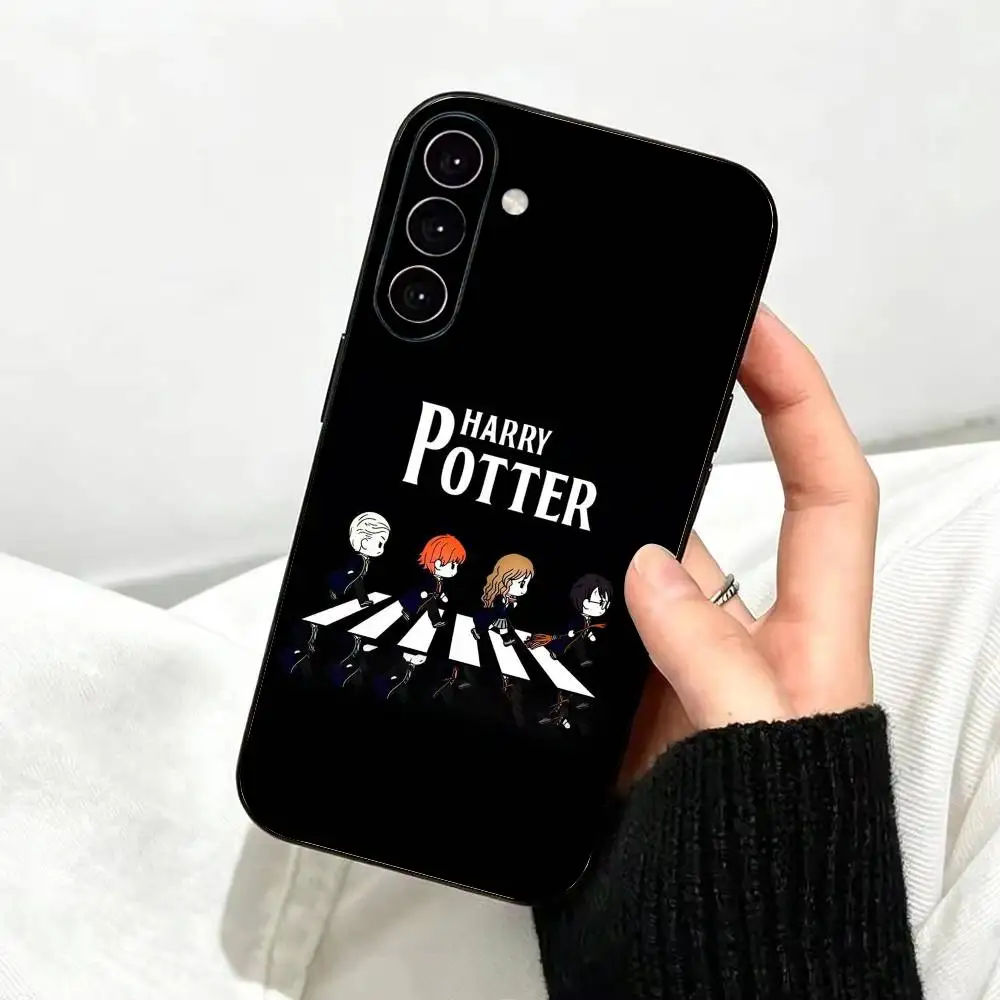 Magic H-Harry-es P-Potters W-Wand Phone Case For Samsung Galaxy A73,A72,A71,A70,A53,A52,A51,Soft Silicone Black Cover - view 5