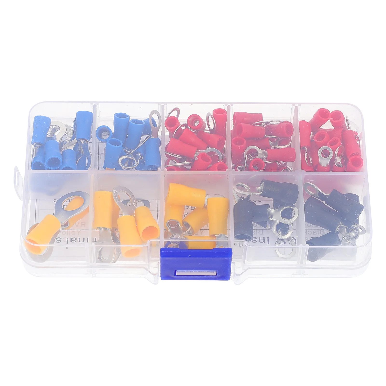 102pcs Insulated Wire Connector Kit Ring Fork Hook Spade Butt Splices For Automotive Marine Electrical Crimp Terminal