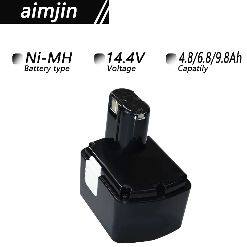 

18V 4.8/6.8/9.8Ah NI-MH Rechargeable Battery for Hitachi Power Tool Screwdriver Drill EB1820 EB1812 EB1830H EB1833X EB18B