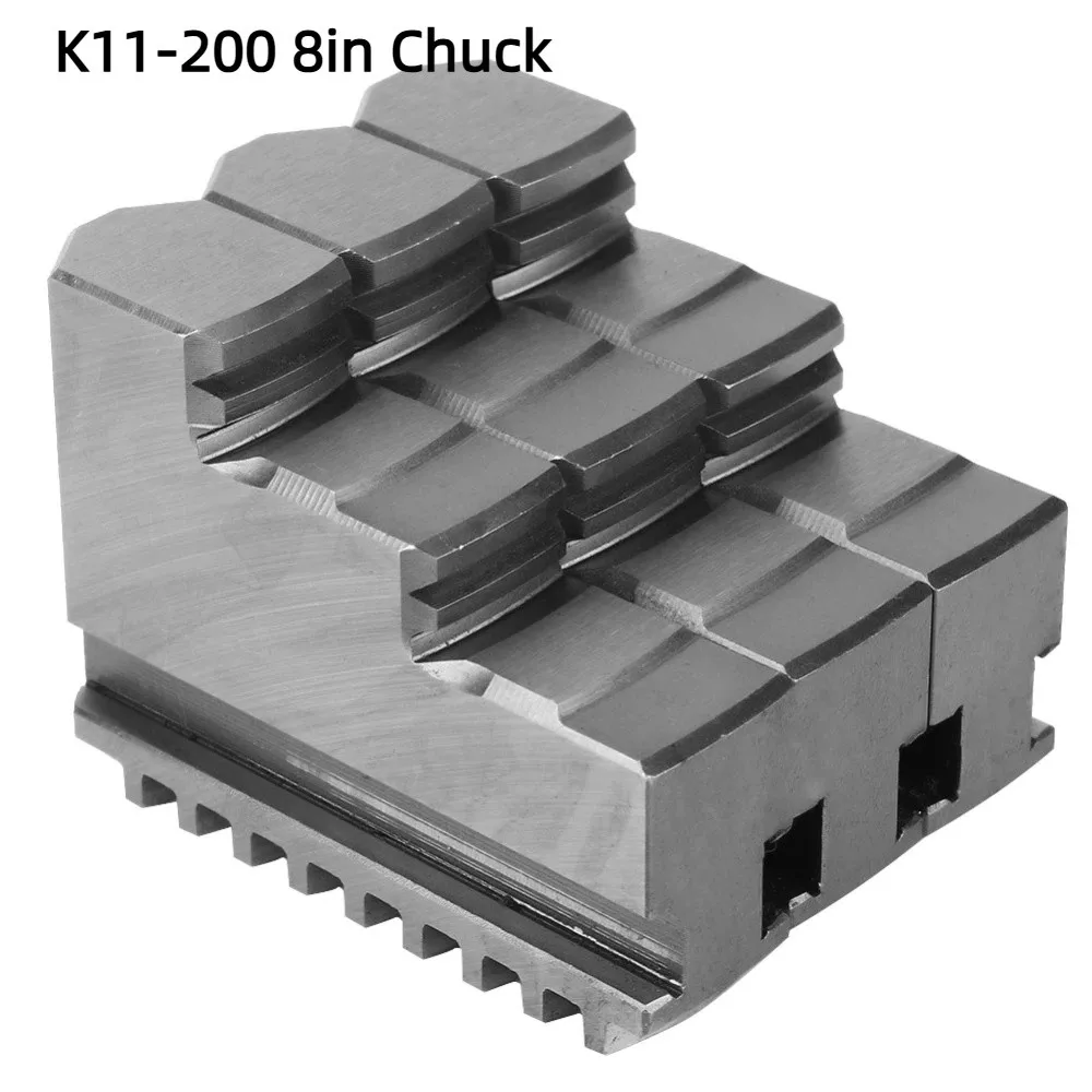

3pcs 20CrMnTi Material Internal Jaw High Hardness High Durability Lathe Chuck Jaw Standard Delicate 20CrMnTi Jaw