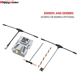 Happymodel ELRS Micro ES900RX (receptor) ES900TX (módulo) Kit combinado 915MHz Firmware ExpressLRS para Drones de carreras de largo alcance RC FPV
