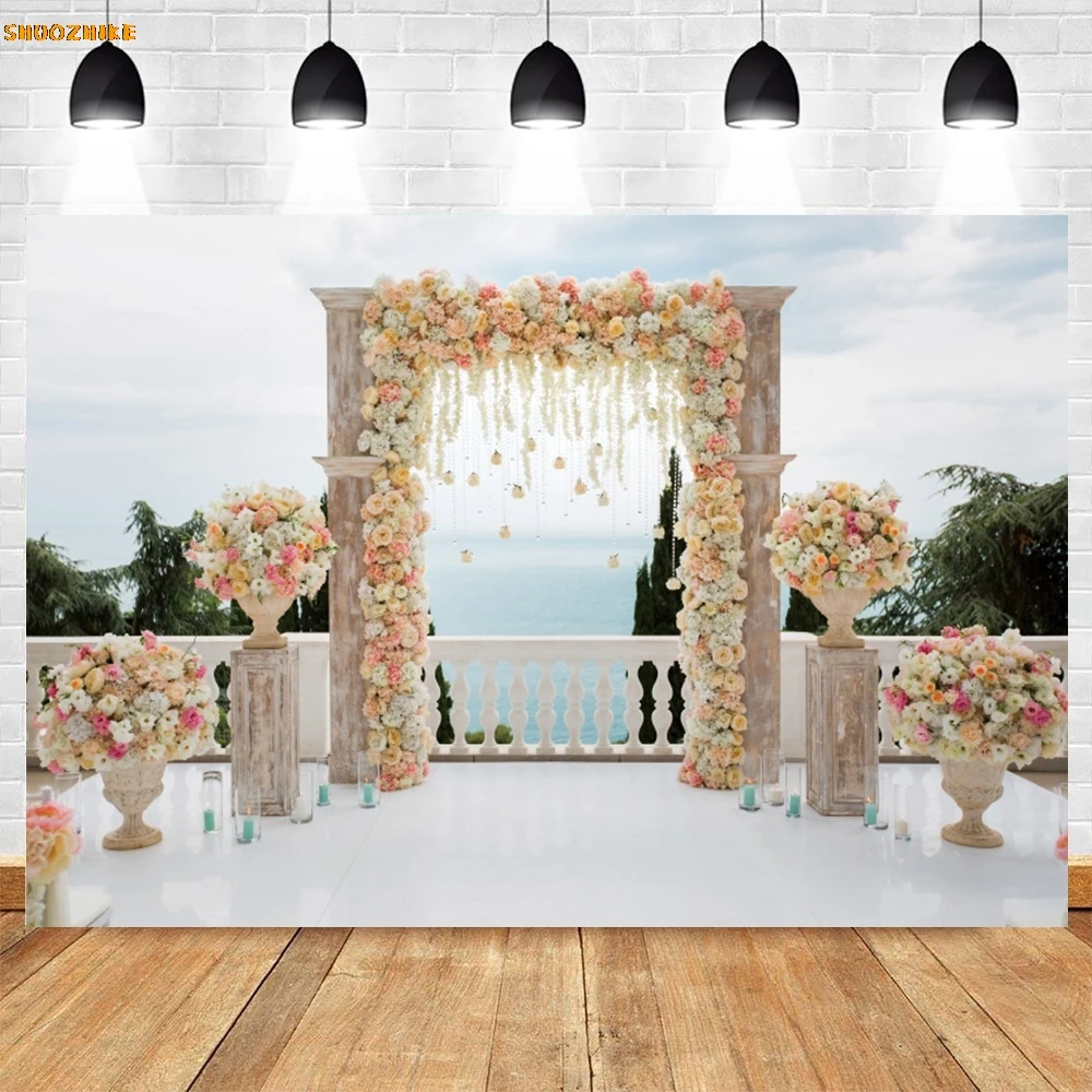 Pano de fundo para casamento, cena ao ar livre, suporte de flores, chá de panela, cerimônia de noivado, retrato de noiva, fundo de fotografia, decoração de parede