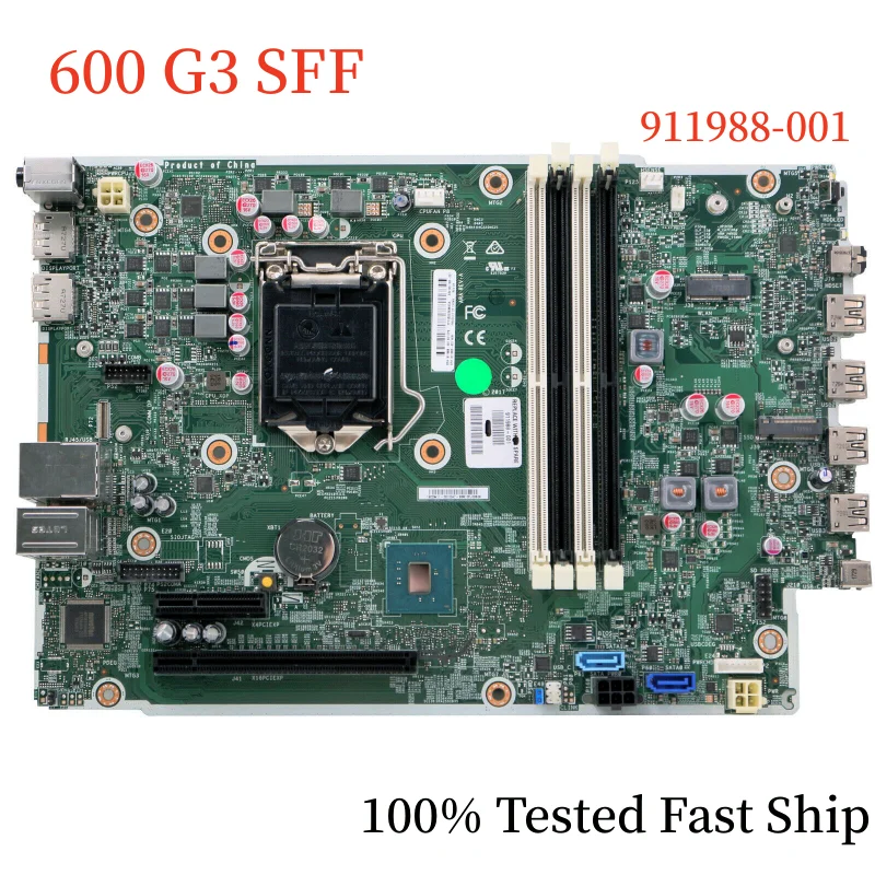 

911988-001 для HP 600 G3 SFF материнская плата для настольного компьютера 911988-601 901198-001 LGA1151 DDR4 материнская плата 100% протестирована Быстрая доставка