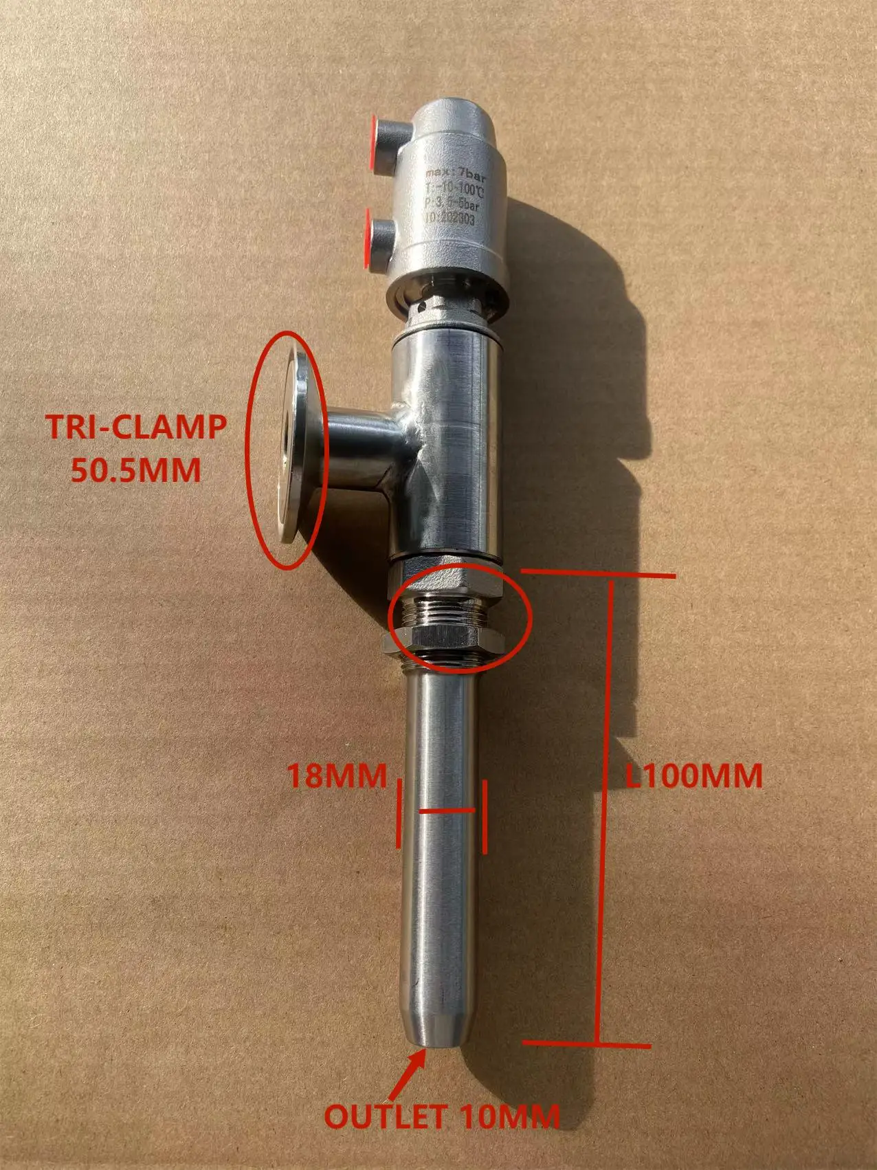 Anti-drip Pneumatic Valve Anti-Drop Filling Nozzle Filling Head Filling Machine Outlet Valve for  Water Beverages Soy Sauce