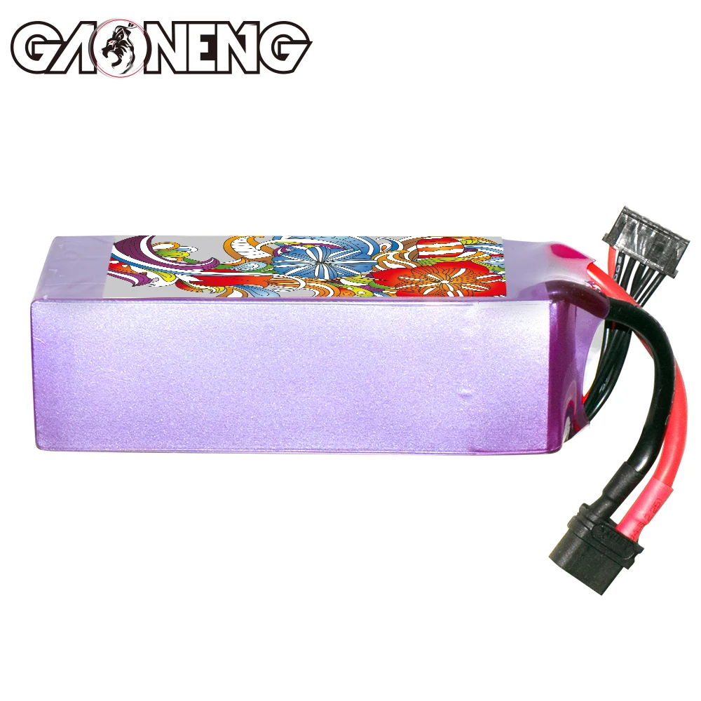 بطارية ليثيوم GAONENG GNB LiHV 5S 19V 3000mAh 120C مع موصل XT60، مناسبة لطائرات بدون طيار FPV وكوادكوبتر.