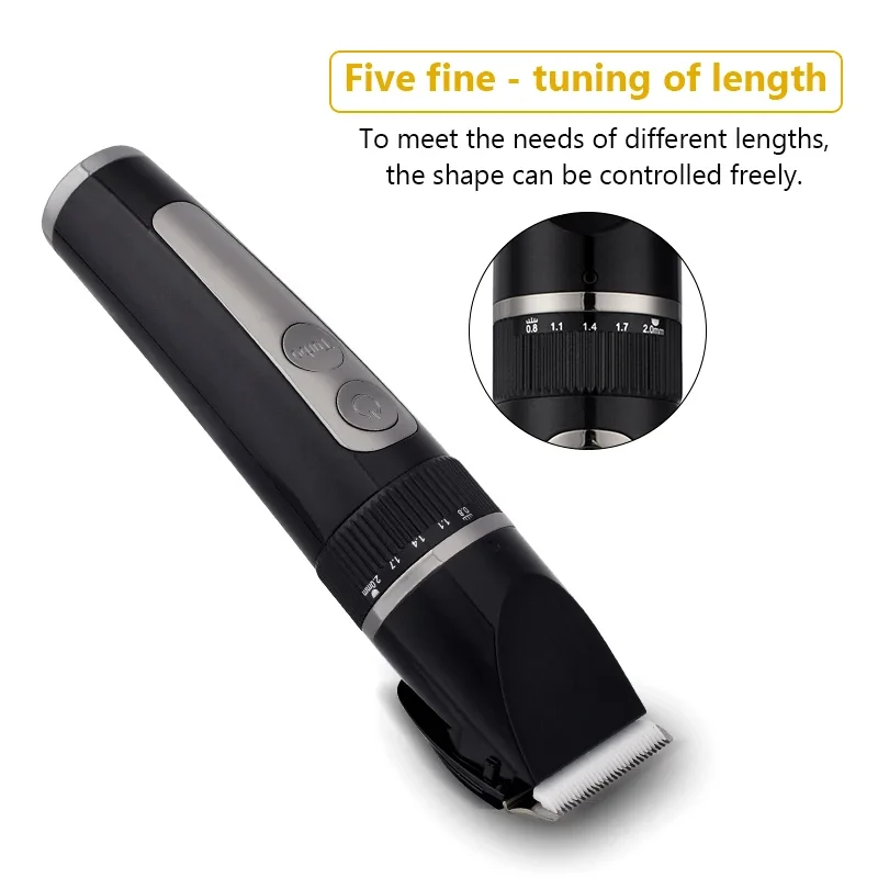 Professional Hair Clipper For Men Rechargeable Electric Razor Hair Trimmer Hair Cutting Machine Beard Trimmer Fast Charging