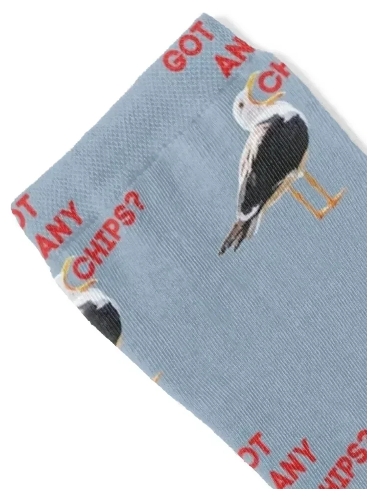 Got Any Chips Seagull Socks sheer Heating sock professional running Socks For Man Women's