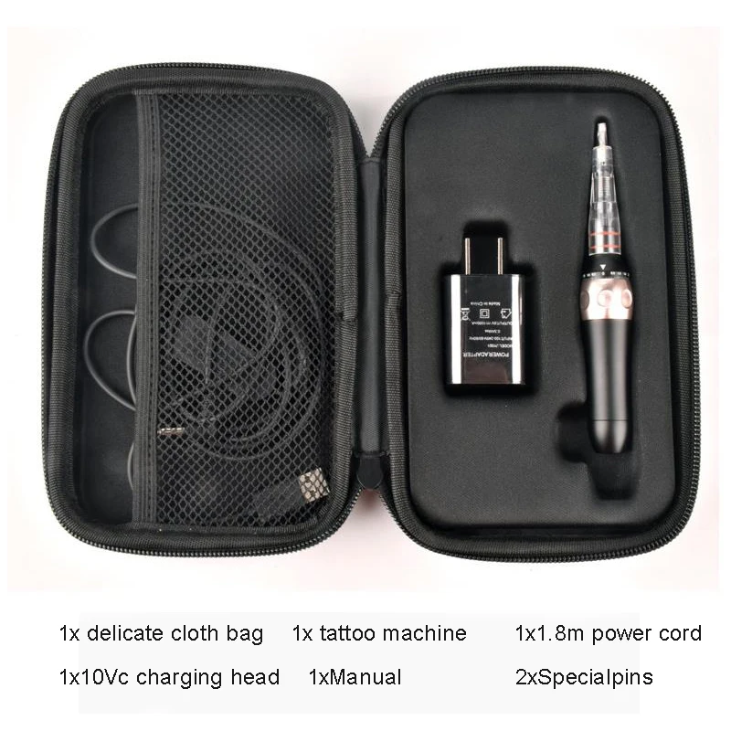 TANGSE Tattoo Machine PMU Rotary Microshading Kits Dermografo Micropigment Permanent Makeup Gun Pen For Eyebrow Lip Supplies