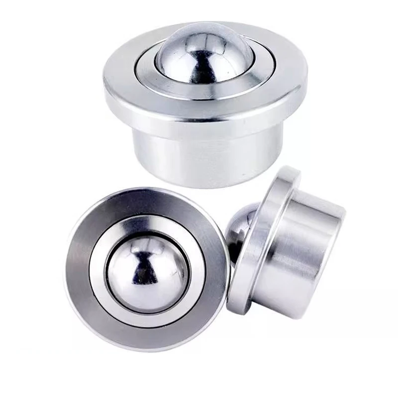

4PCS Heavy Precision Conveying Universal Ball Bearing Transfer Unit Conveyor Rollers Casters Bull's Eye Wheel Loading 150KG/PCS