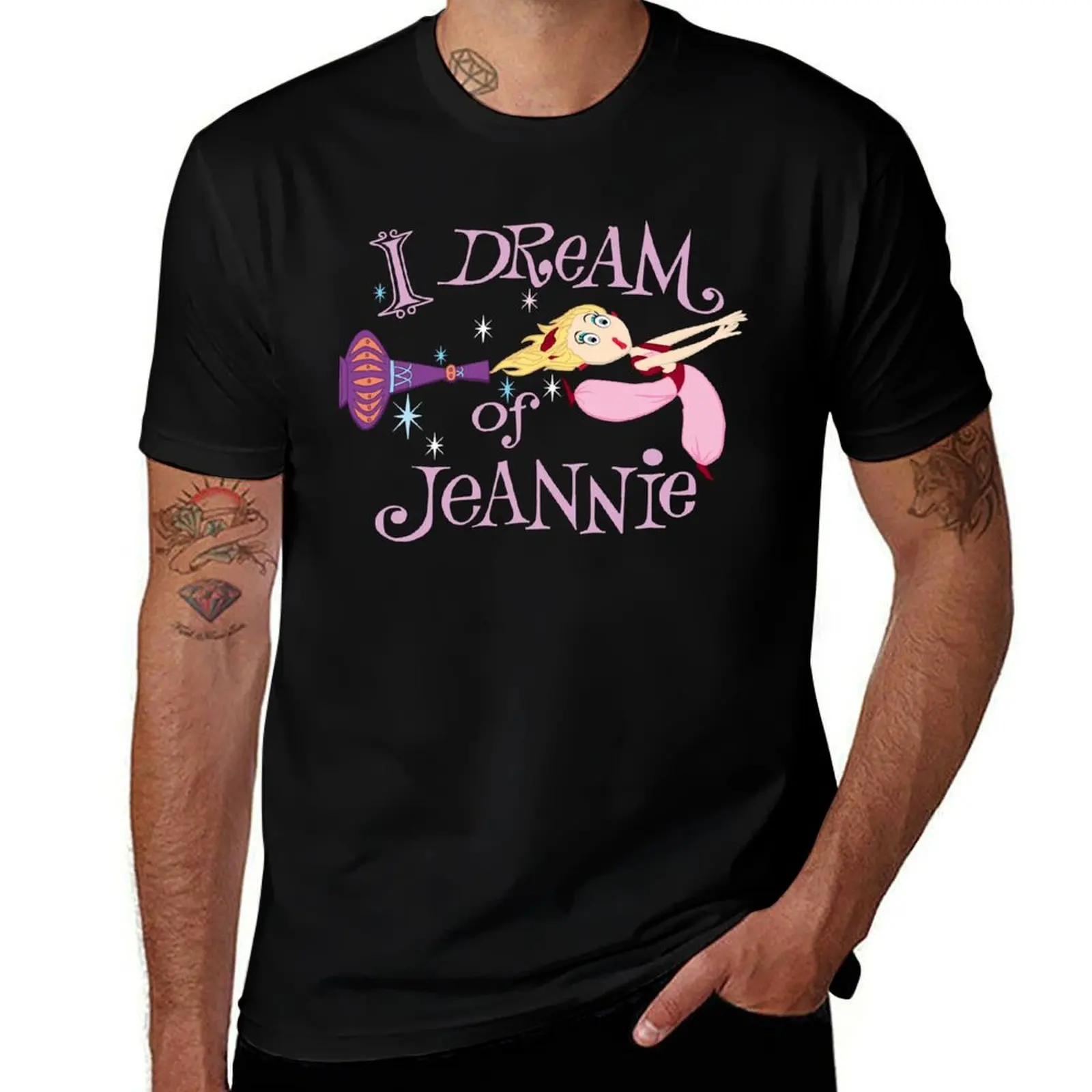 

Funny Gifts Dream of Jeannie Retro Wave T-Shirt Moisture Wicking Athletic T-Shirt