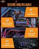 Auxbeam 범용 RGB 8 갱 스위치 패널(앱/원격 제어 전자 릴레이 시스템(단면 콘센트) 포함) 자동차 SUV UTV ATV용 4