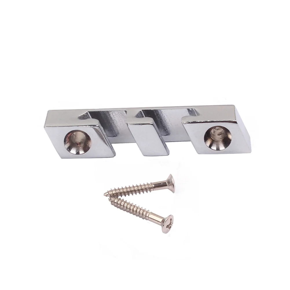 

Zinc Alloy Retainer For 3 String Bass Chrome Color Guitar Accessories String Guide Guitar Parts Durable Lightweight Tone