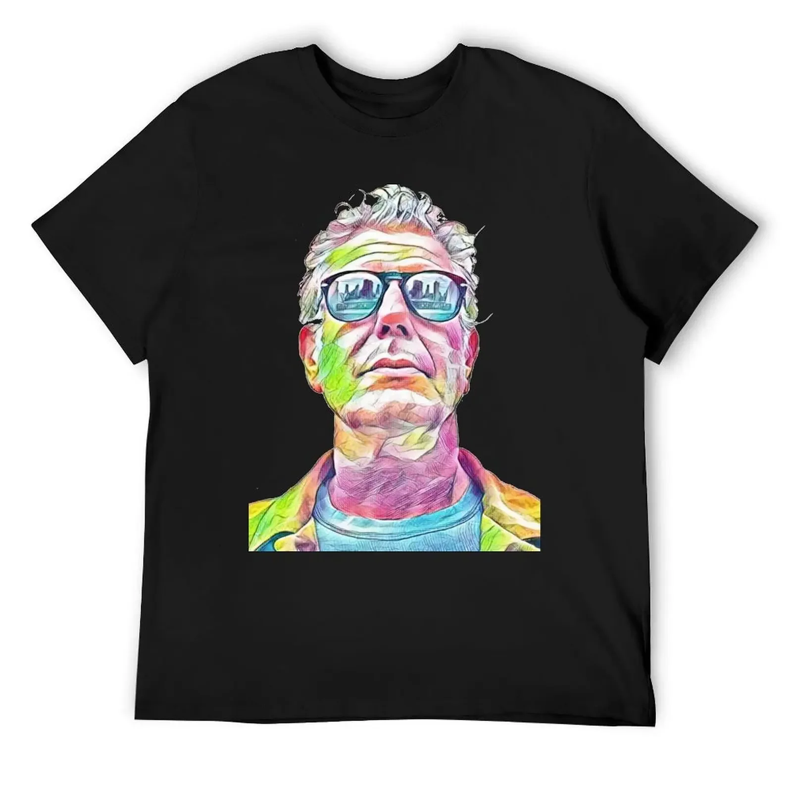 

Anthony Bourdain Coloring Pencil Art T-Shirt