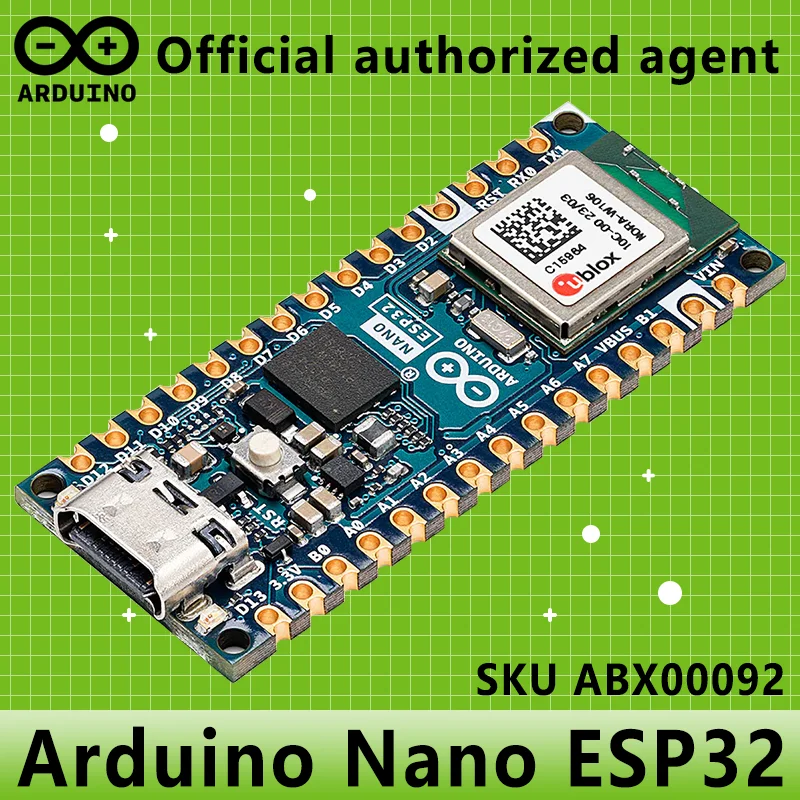 Arduino Nano ESP32 ABX00092: Complete Guide to the u-blox NORA-W106 ESP32-S3 Development Board and Its Datasheet