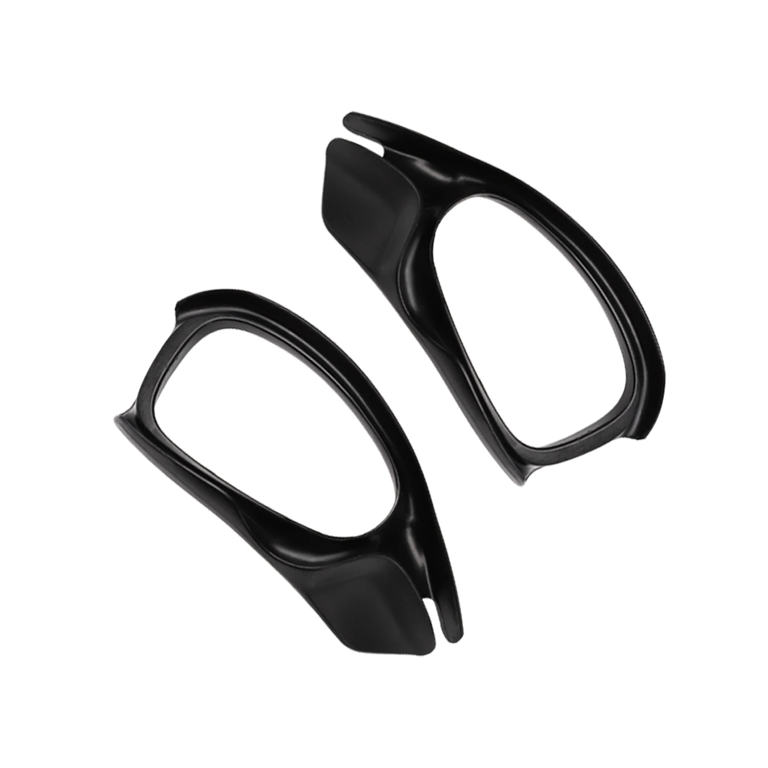 Black Side Shield Blinders Replacement for Oakley Juliet X Metal Sunglasses - Perfect Fit