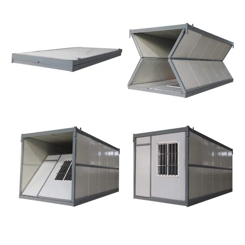 High quality portable 2 bedroom folding modular shipping container foldable office house