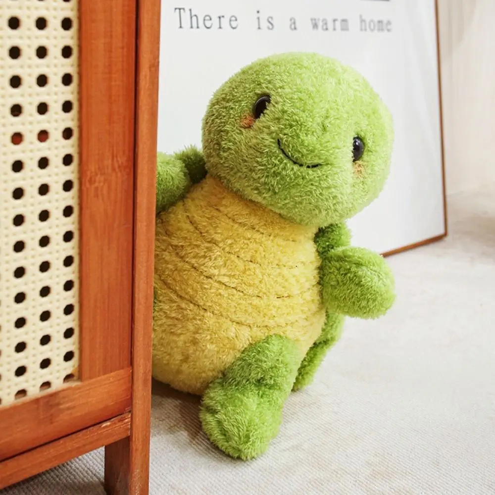

Accompany Marine Animal Simulated Tortoise Fluffy Stuffed Sea Turtle Stuffed Doll Ins Cartoon Animal Sea Turtle Pillow Summer