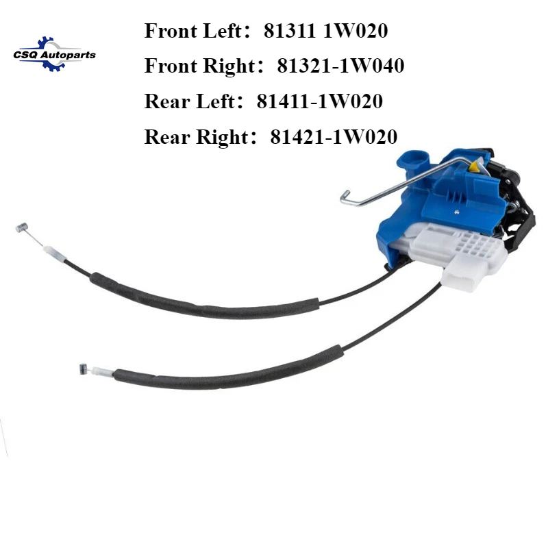 

6/4pins Front Rear Left 81311-1W020 813211W040 814111W020 813111W030 Door Lock Actuator for Kia Rio 2012-2017 Pride