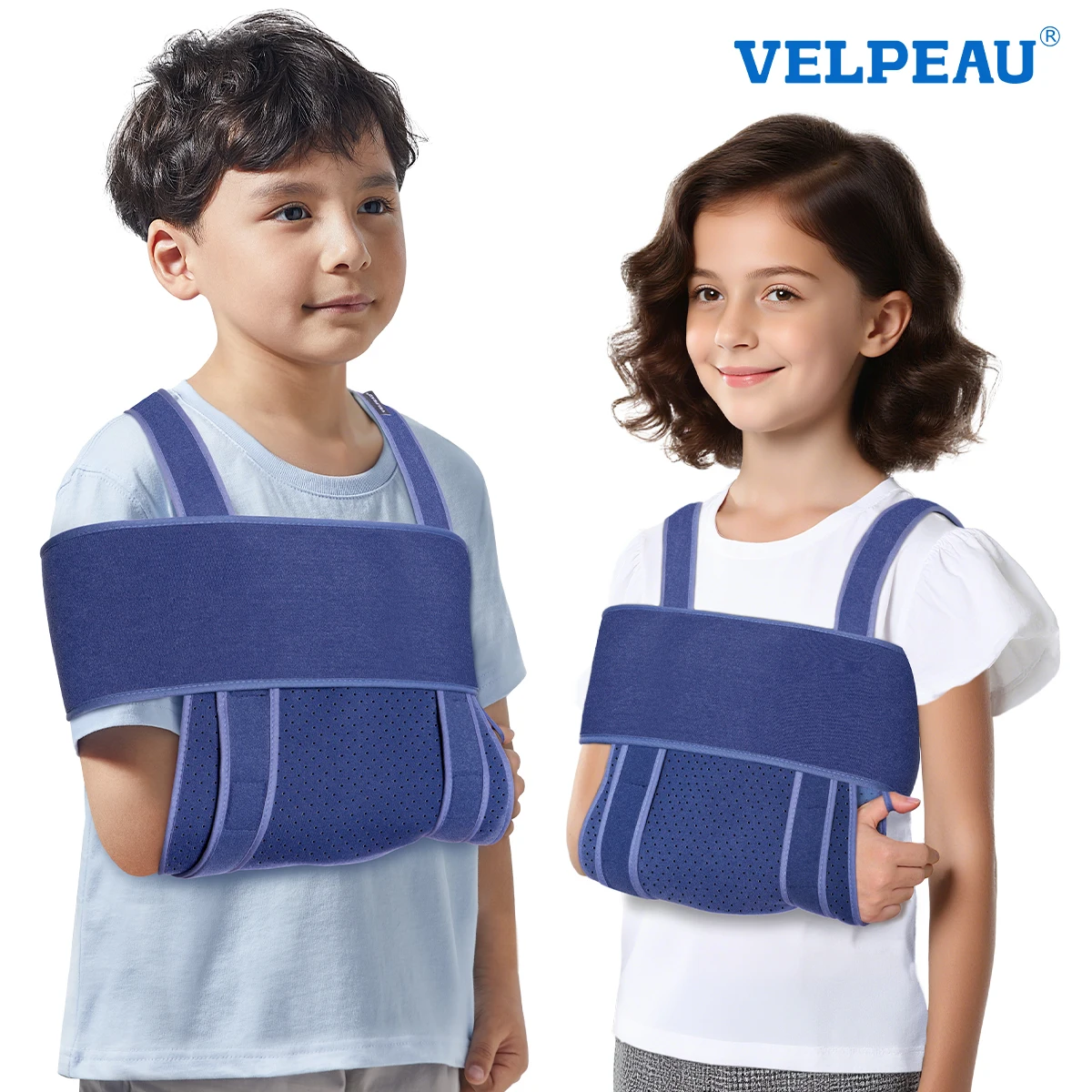 

Слинг на руку VELPEAU для детей с переломами, сломанными и ротаторными слезами манжет, регулируемым иммобилайзером на плечо для детей