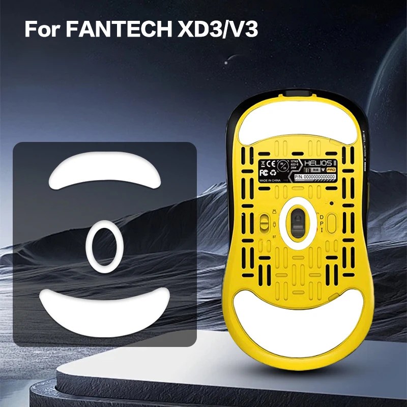 1 Set Anti-Slip Sostituzione Mouse Pattini Mouse Piede Adesivo Pad Per FANTECH XD3/V3 Mouse Da Gioco Per E-Sport Gamer