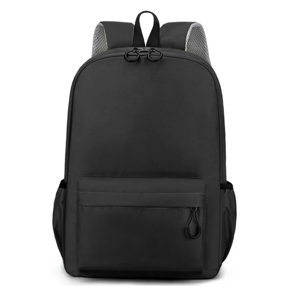 

Portable Large Capacity Small Backpack Solid Color Multiple Pockets Book Bags Unisex Waterproof Travel Bag Camping