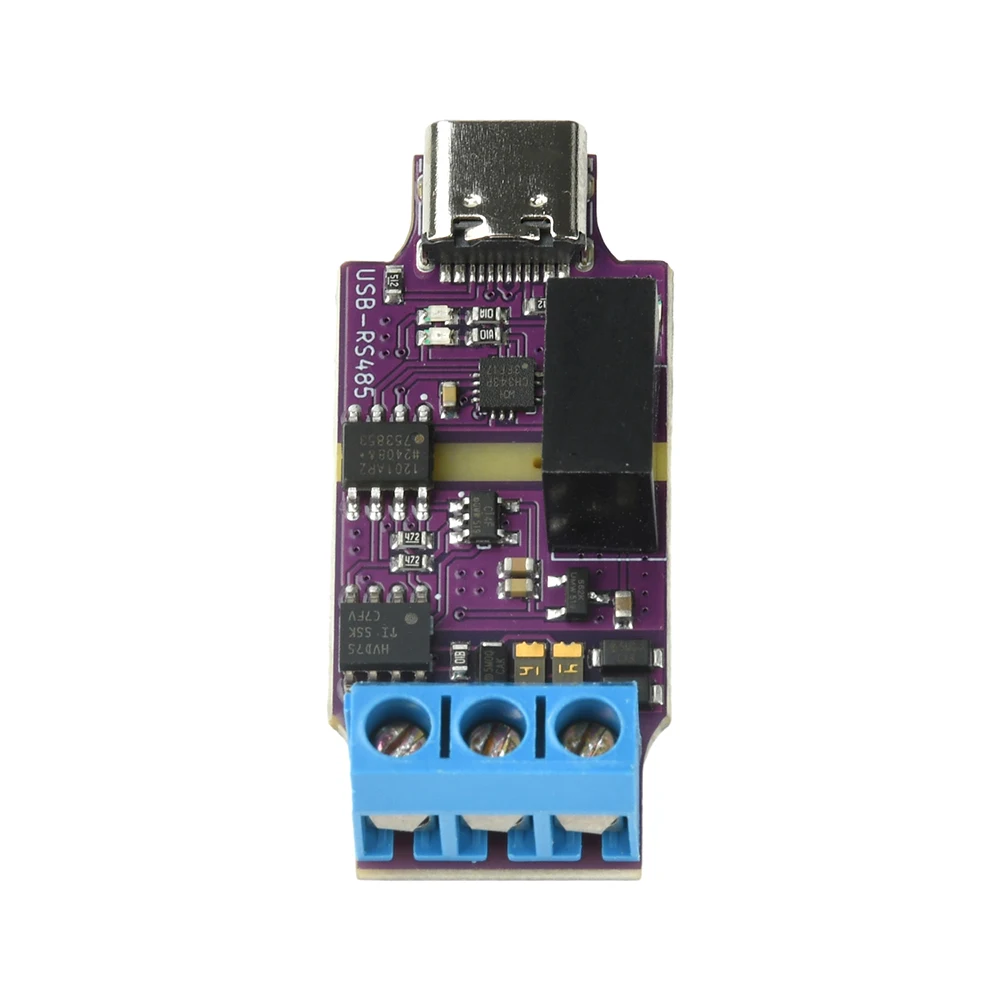USB to RS485 Isolated Serial Port Module Fully Isolated Power Communication High Speed 2Mbps Transmission Type C Interface