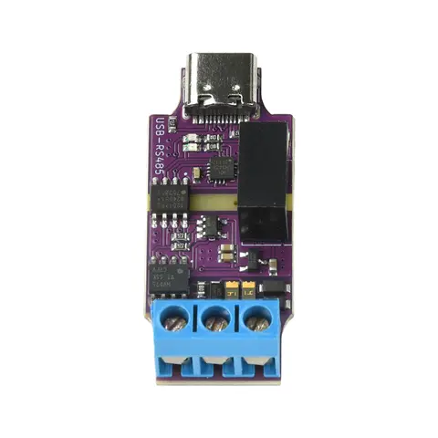 USB to RS485 Isolated Serial Port Module Fully Isolated Power Communication High Speed 2Mbps Transmission Type C Interface