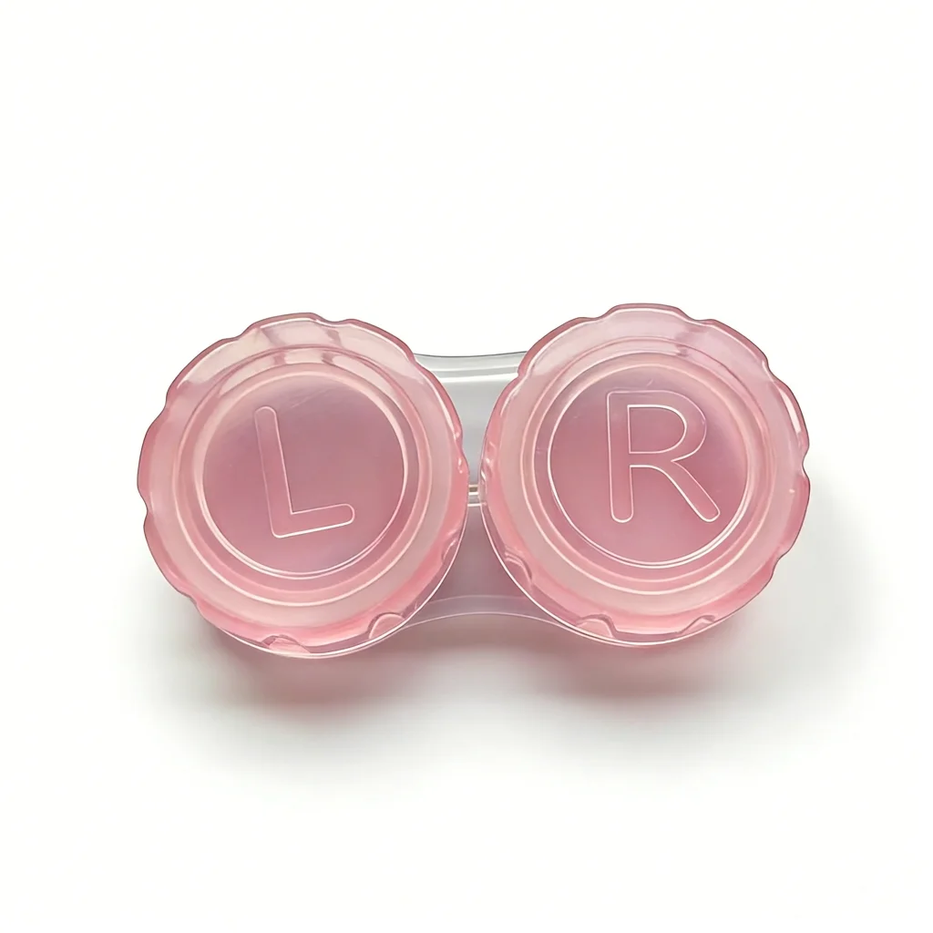 Pp Plastic Lens Container Convenient Colored Contact Storage Candy Color Lens Holder Lightweight Contact Lens Case For School